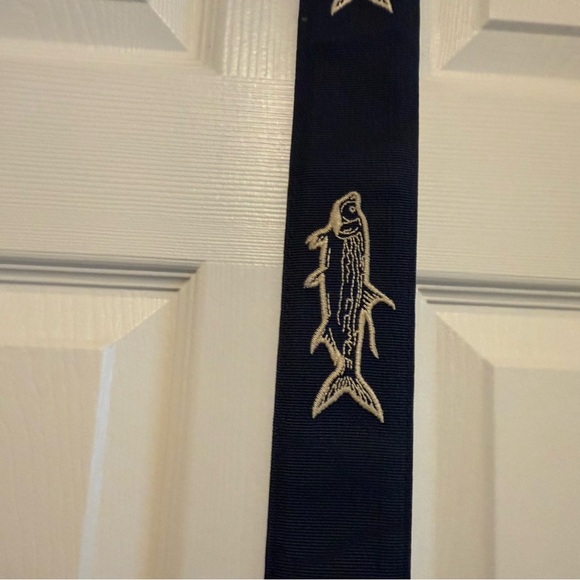 Rare Vintage Vineyard Vines Tarpon D-Ring Belt - Picture 4 of 4